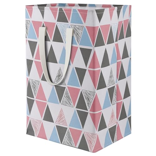 Image of 75L Waterproof Laundry Hamper Collapsible Laundry Basket Cotton Handle Laundry Bag Large Clothes Storage Toy Organization for Bathroom Bedroom Laundryroom College Dorms