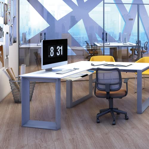 Gedotec Extracto de Teclado para Montaje bajo el Escritorio, 1 Juego de cajones para Teclado para Montar Debajo del Escritorio, Color Gris, Bandeja extraíble para Debajo del Escritorio - imagen 6