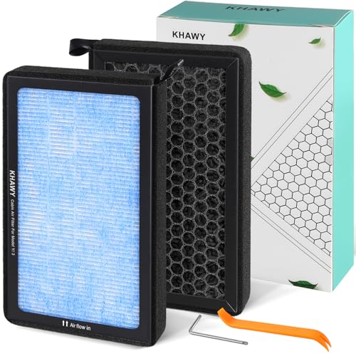 Cabin Air Filter for Tesla Model 3 Model Y 2016-2026, 2 Pack HEPA Air Filter Replacement with Activated Carbon Premium Interior Accessories for Tesla by KHAWY - Used condition - US$19.24