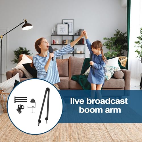 Support pour microphone de bureau pliable et réglable pour réunion - 3