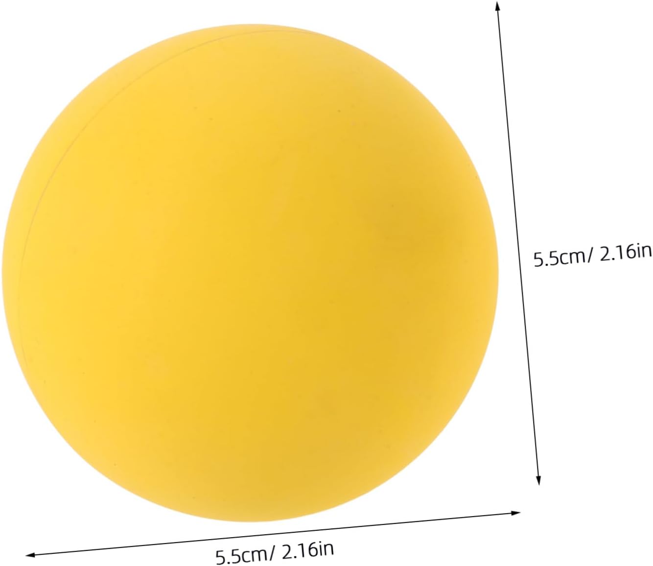 KOMBIUDA High Bounce 4 Pack 2.16 Inch Mini Rebound Training Balls for Speed Agility Practice Indoor Outdoor Sports