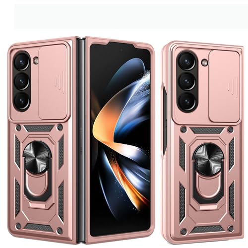 Coque Samsung Galaxy Z Fold 7 Asuwish avec protège-caméra coulissant noir