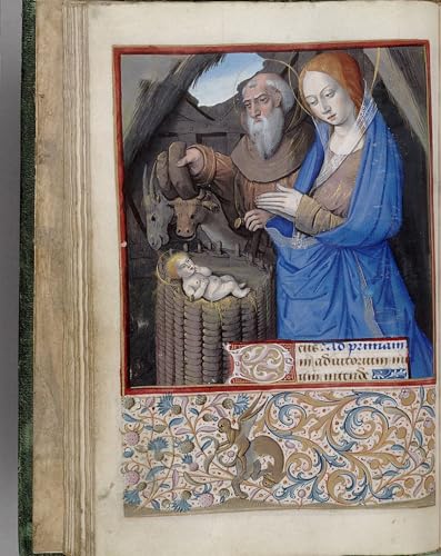 Livre d'heures de la Nativité poster vintage pour créer une ambiance chaleureuse dans la chambre
