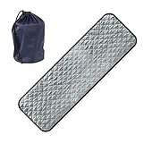 USB ホットマット 一人用 ホットカーペット 電気 マット 足元 椅子 アウトドア キャンプ 450x1500 ごろ寝 冬対策 省エネ (シルバーブルー)