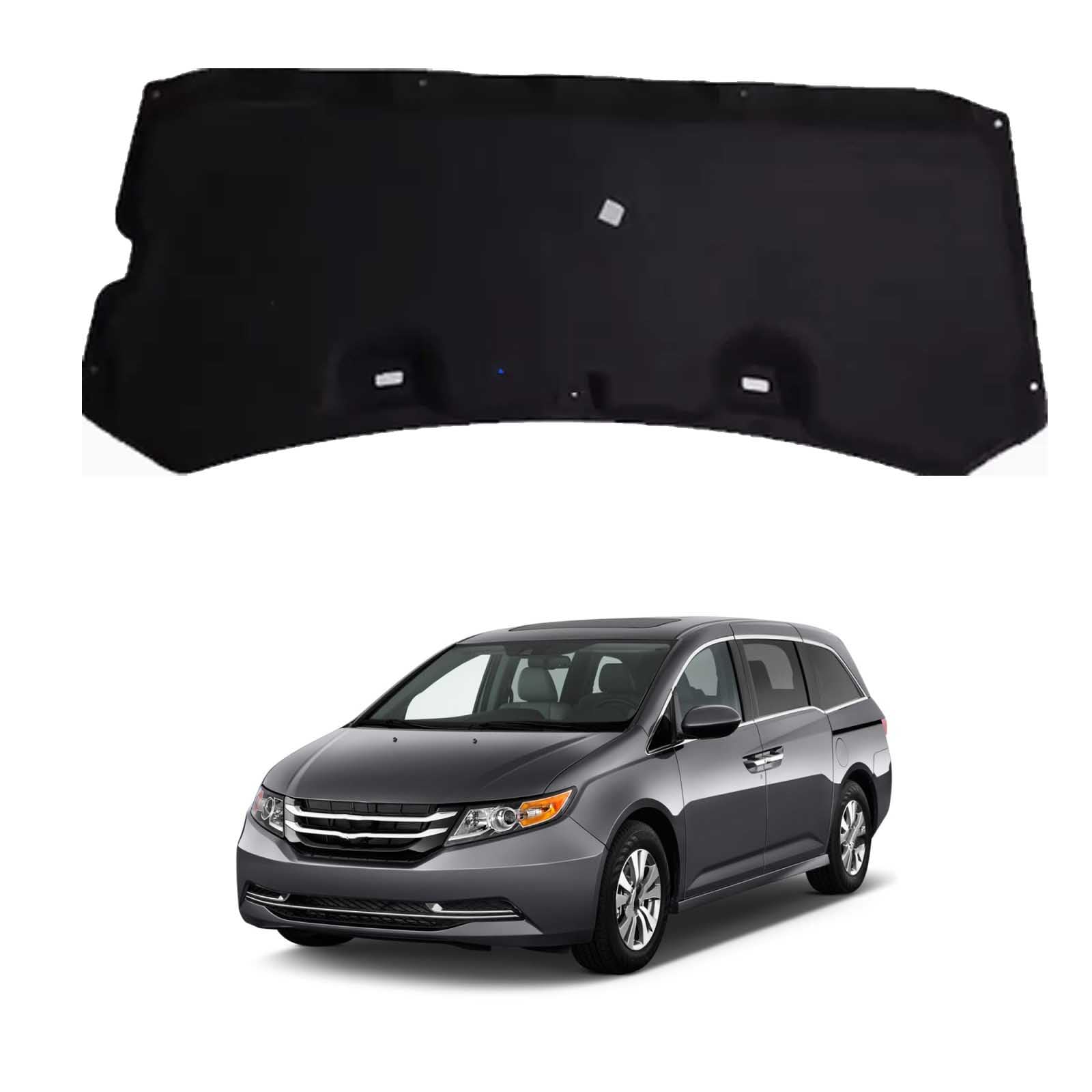 Papep Normal Heat Shield & Soundproof Cotton For Honda Odyssey 2009-2014, Bonnet Engine Insulation Mat, Noise Reduction Thermal Liner Cover For Car Hood