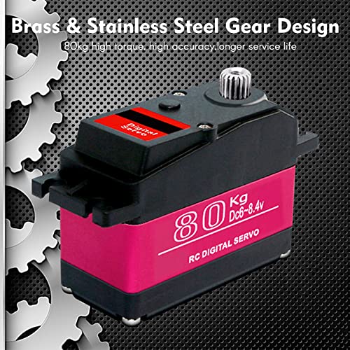 Goolrc Digital Servo 80Kg Metal Gear 270° High Torque Digital Servo High Torque Servo Waterproof Replacements For 1/5 Hsp Hpi Rc Car Baja Car #TOP1