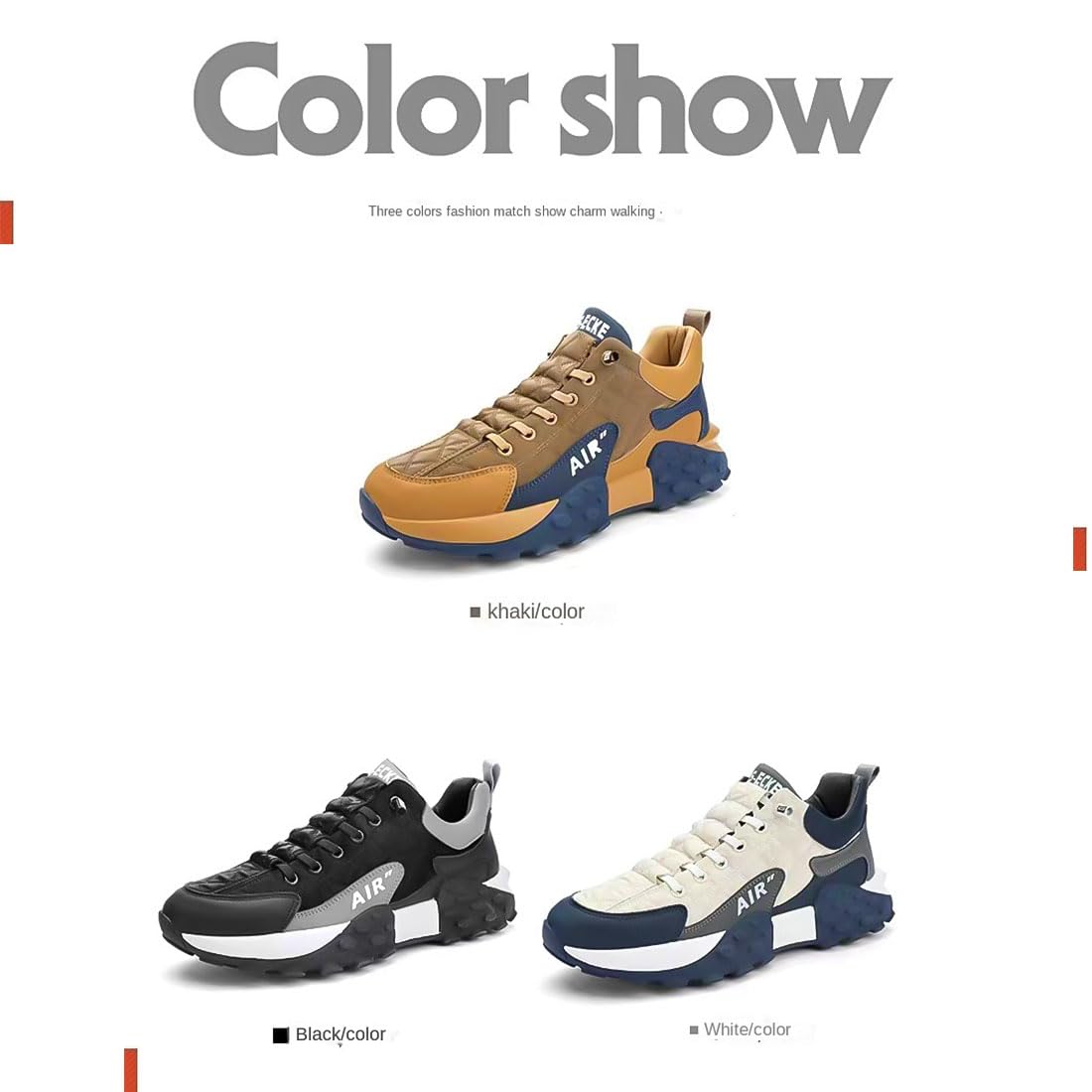 Chaussures sport basses orthopédiques confortables, larges et neutres pour homme, étanches, Air AIP, pour la marche, le tennis, courir