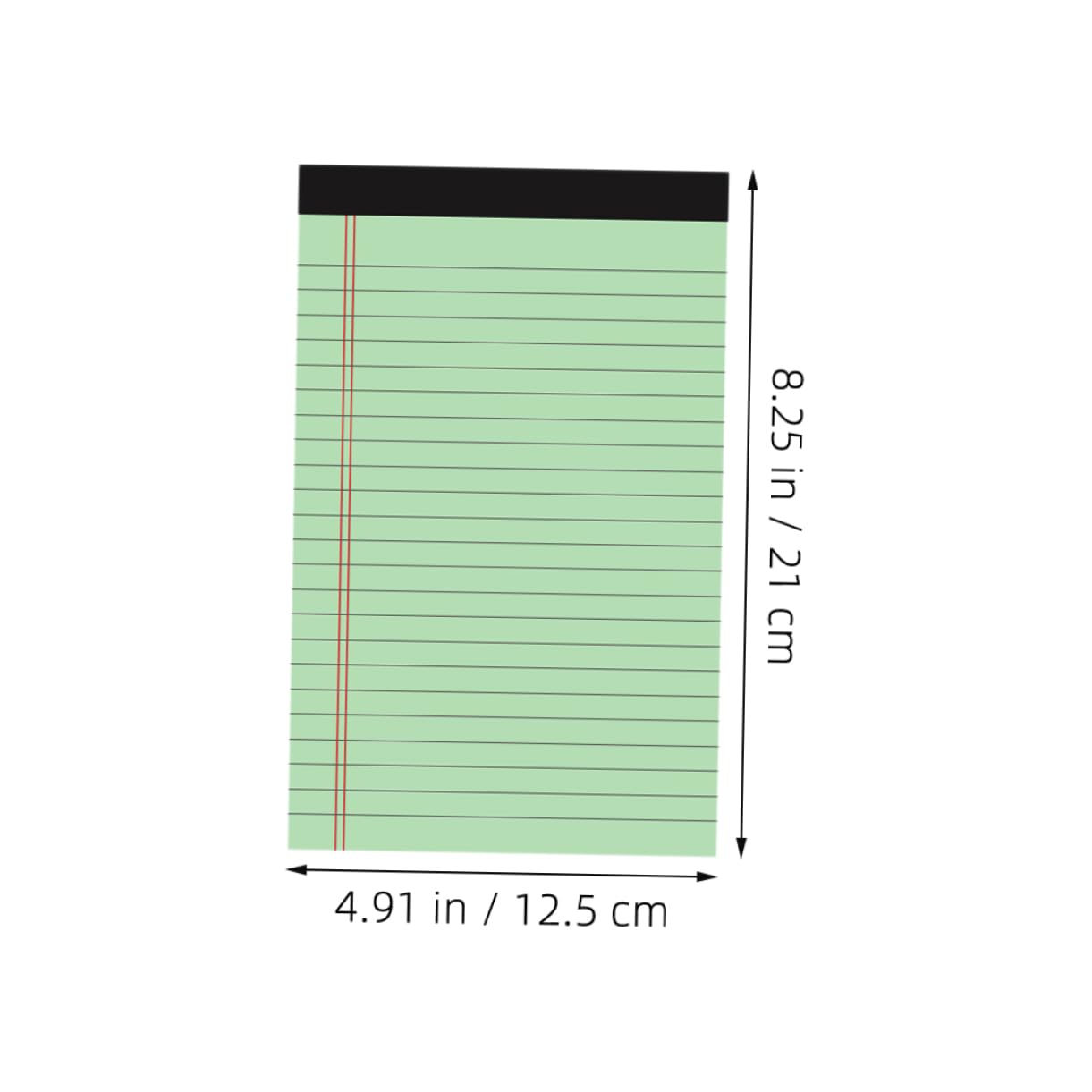 Homoyoyo 12 Stück-Packung Bunte Notizblöcke im A5-Format Liniert aus Papier zum Abreißen Glattes Schreiben für Büro und Zuhause Minimalistisches Design