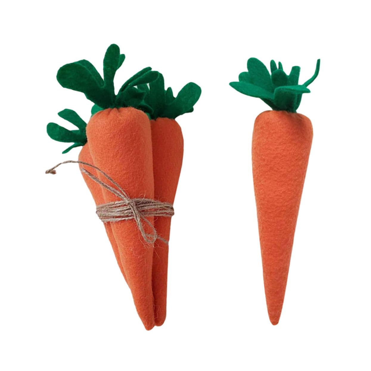 Zanahorias de Pascua decorativas y peluches interactivos para juego de mascotas en casa