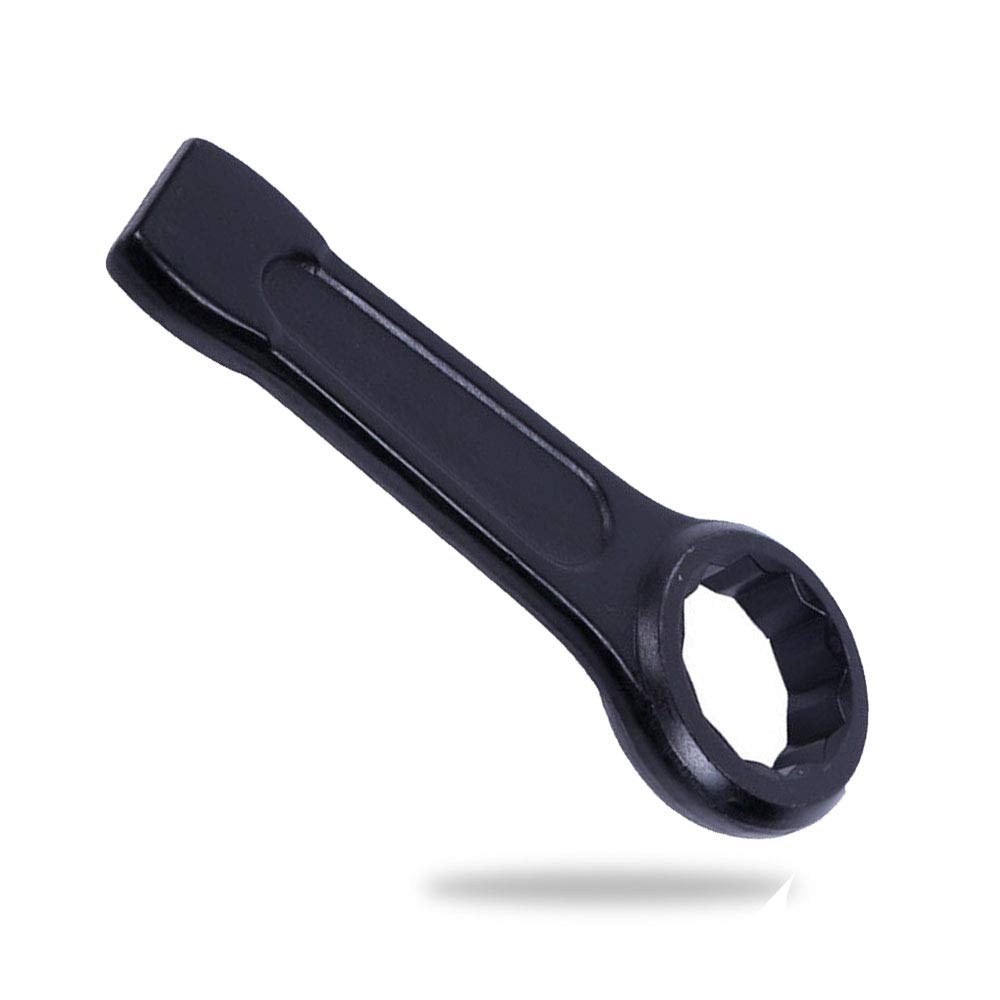 Funitric Black 27Mm Slogging Ring Spanner Box End Striking Wrench Hand Tool 1-1/16"