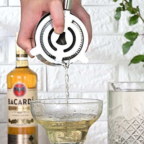 Etens Cocktail Shaker Set Stainless Steel & Bar Set, Bartender Kit Mixology Drink Mixer, Bartending Tools Gifts: Martini Shaker 24Oz, Muddler, Strainer, Measuring Jigger, Alcohol Pourer, Mixing Spoon #TOP3