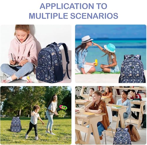 Image of Frantic Waterproof Polyester 26 L School Backpack School Bag Daypack Picnic Bag For Boys & Girl(4Zipper Parent)