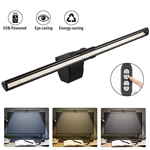 Preisvergleich Produktbild Kohree E-Reading-LED-Arbeitslampe, USB-betriebene Schreibtischlampe, Augenpflege, Bildschirmlampe, dimmbar, verstellbare Helligkeit