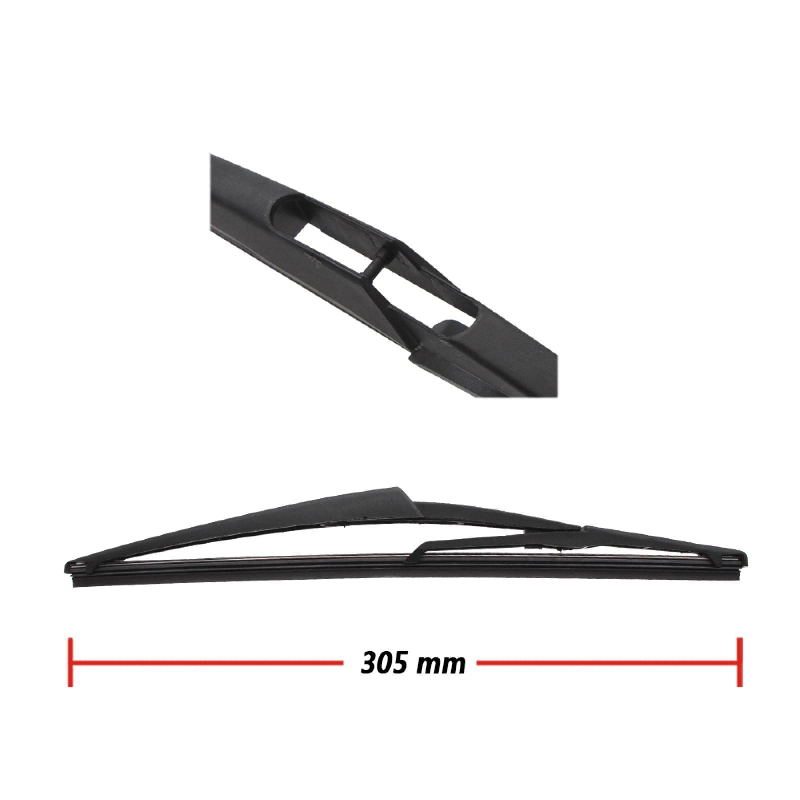 Tergicristallo Posteriore per Fiat Sedici 2002-2009 305mm Tergicristalli Posteriori per Auto e tergicristalli Posteriori Set di Accessori per Auto