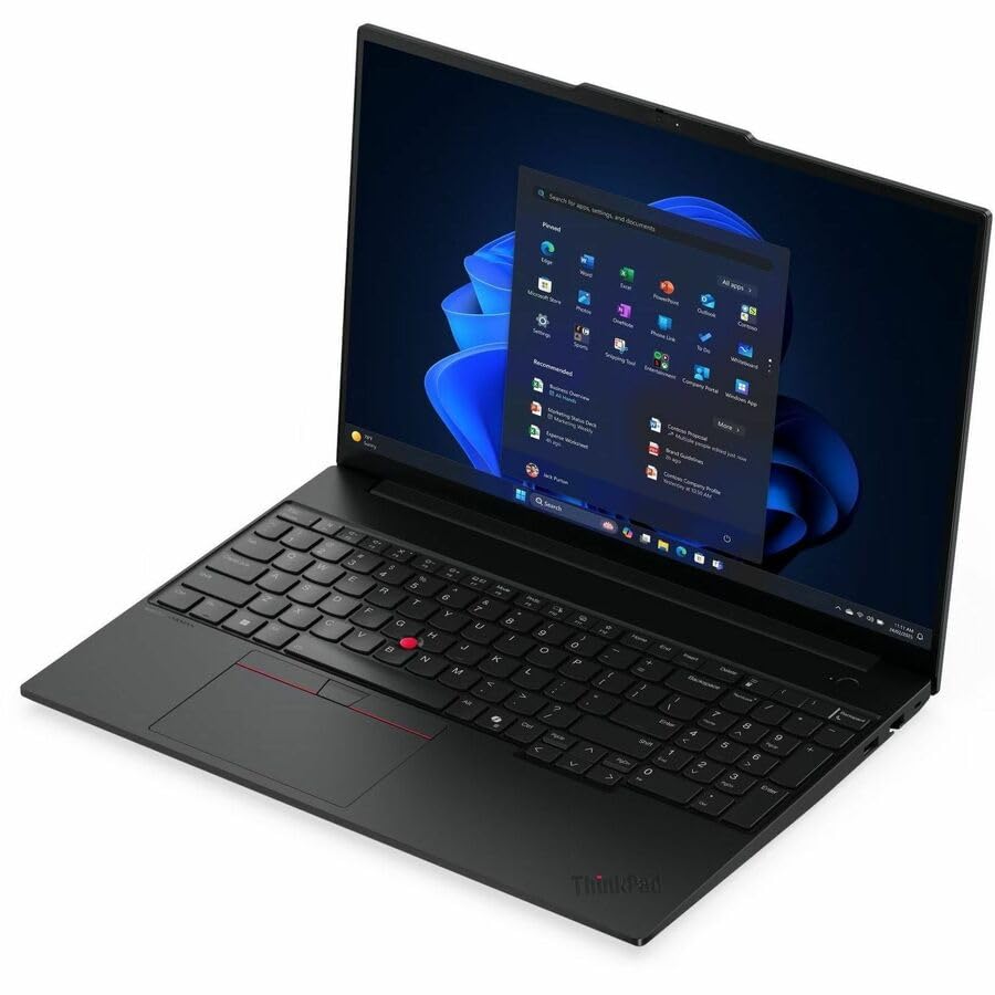 Image of Lenovo ThinkPad E16 Gen 3 21SR0035US 16 inch Notebook - WUXGA - 60 Hz - Intel Core Ultra 5 225U - 16 GB - 256 GB SSD - English Keyboard - Black