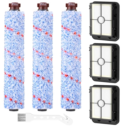Zubehör für Bissell CrossWave 3-in-1 C3 Pro Nass Trockensauger 3555N 3 Multi-Oberflächenbürsten 1868 + 3 Filter 1866 für Bissell CrossWave 17132 2225N 2582N 25821 2519 Staubsauger