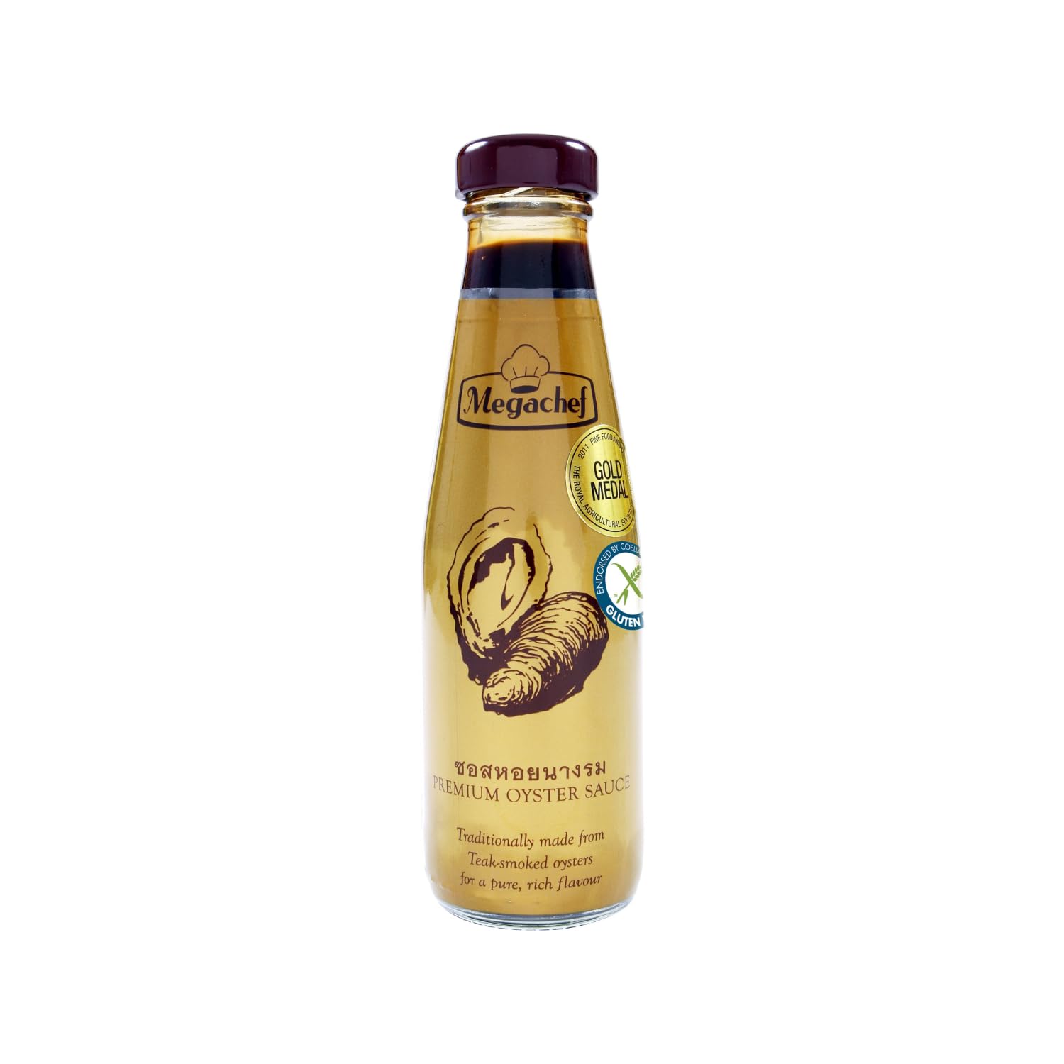 MEGACHEF Sauce aux Huîtres sans Gluten 12 x 230 g