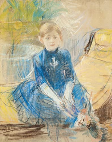 Tableau petite fille à la chemise habillez vos murs avec l'art de Berthe Morisot