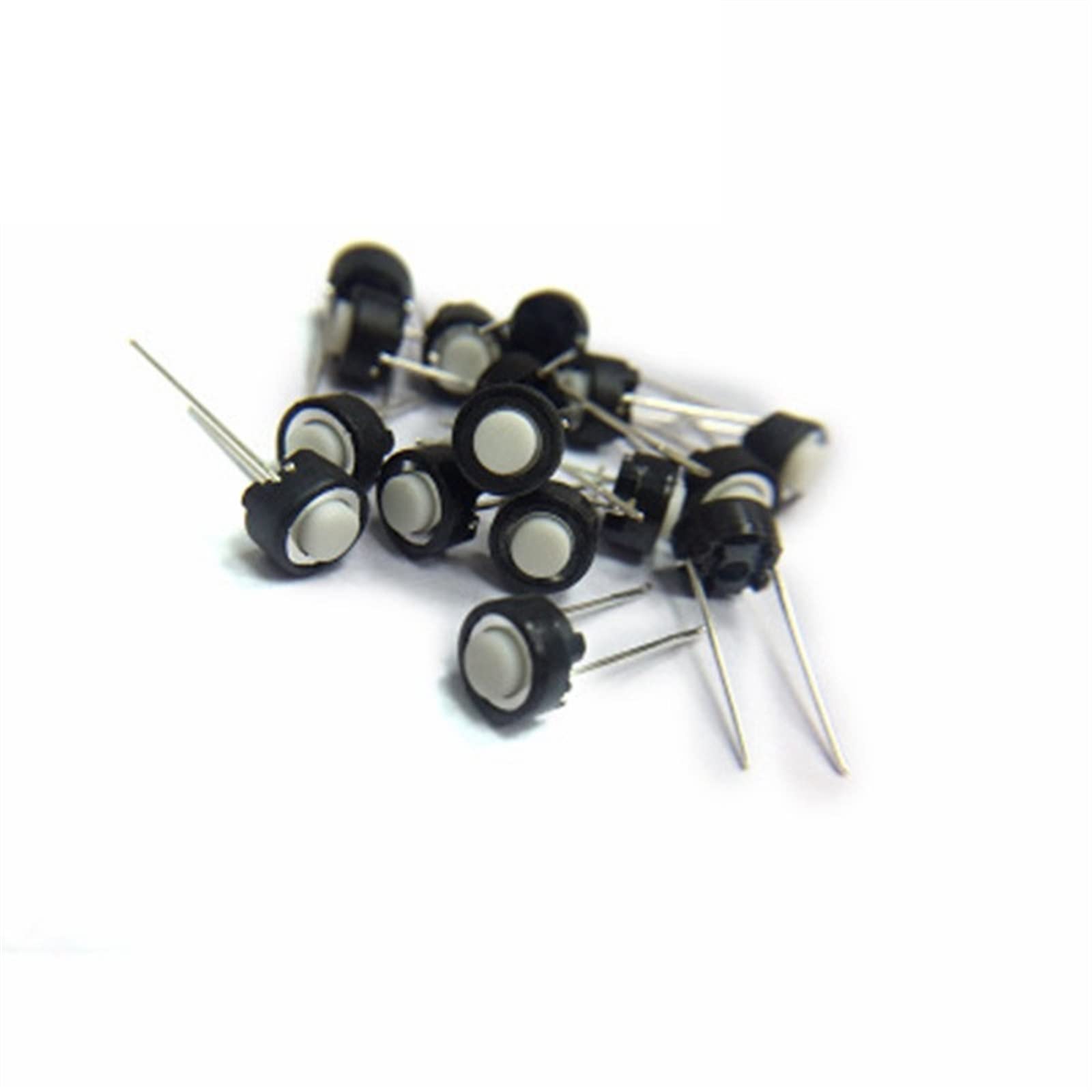 FQJYXWEWL Replacement Parts 10-100PCS SKRGAED010 Tact Switch 6 * 6 * 5 6 * 6 * 4.3 White Touch Switch 6X6X5mm 6X6X4.3 DIP Tactile Push Button Micro Switch Original(100 Pcs,6X6X5)