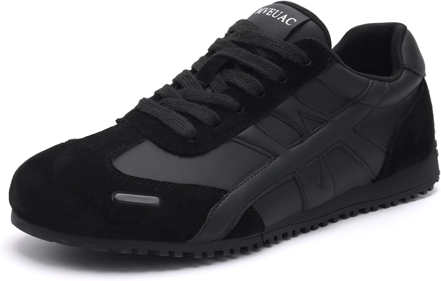 Sneakers for Women Casual Women's Fashion Sneakers Lace-up Leather Patchwork Walking Shoes Flat Women Shoes with Non-Slip Outsole for Home, Office, Shopping, Sports