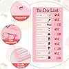 Litimkat 4pezzi lavagne per liste di cose da fare, promemoria per la pianificazione dell'apprendimento per bambini e adulti， Tabella di Comportamento Giornaliera Portatile con 10 Fogli Bianchi #2
