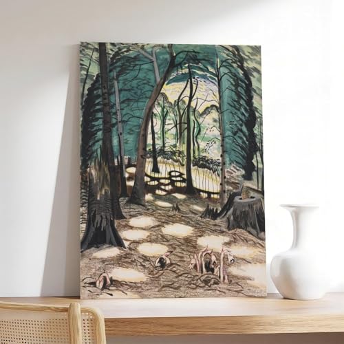 Impression sur toile The Bower Burchfield déco murale 20x30 cm - 7