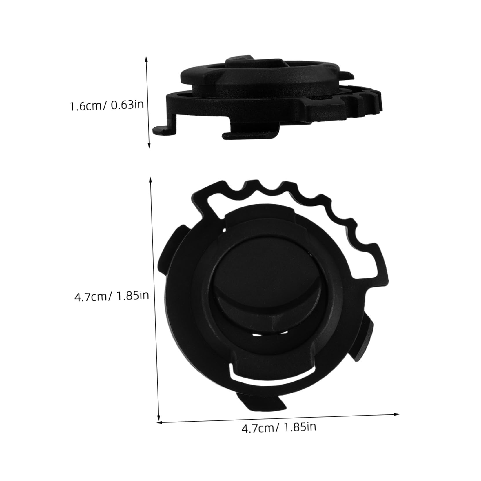 Mikikit 4 Pairs Impact Resistant Fasteners for Enhanced Visibility Compatibility for Electric Bike Riding Safety Accessories