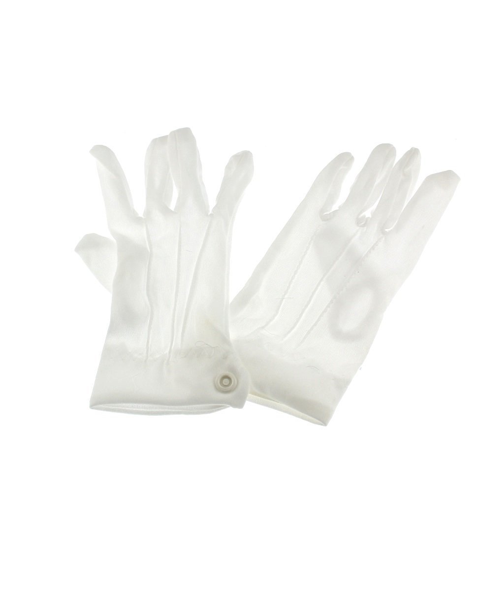 Zac's Alter Ego Women's White Fancy Dress Magician Gloves