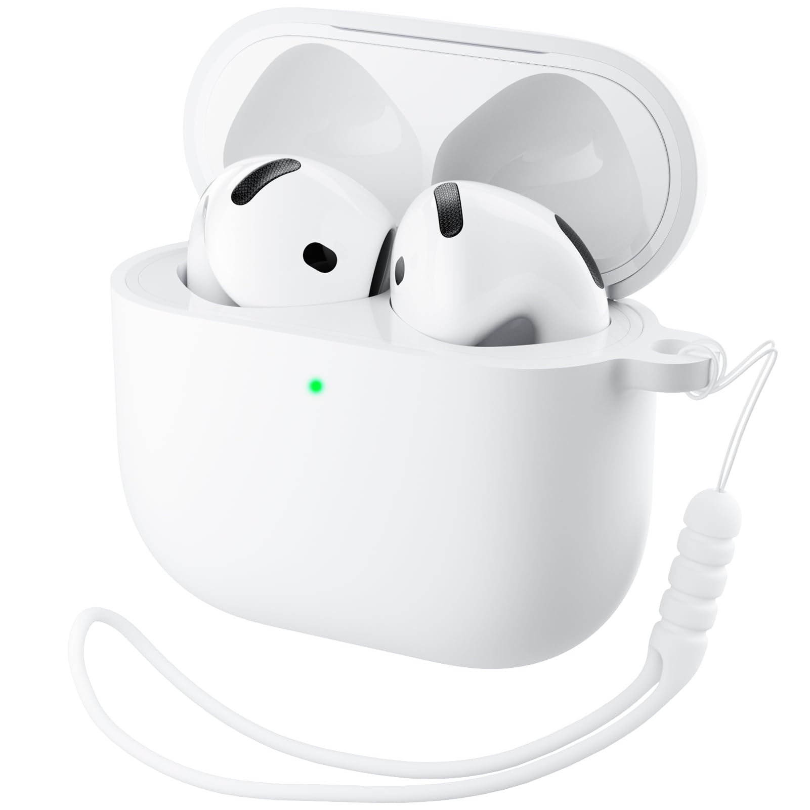 Étui Tête De Crâne En Silicone Fluorescent Pour Les écouteurs Bluetooth