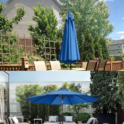 Toldo de repuesto para sombrilla de patio compatible con modelos de 2,7m y 2,5m 6