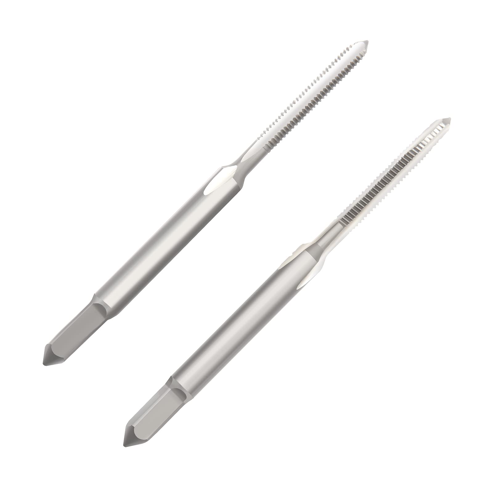 Aceteel M2 X 0.4 Metric Hand Tap, Right Hand M2 X 0.4mm Threading Hand Tap 1Pair