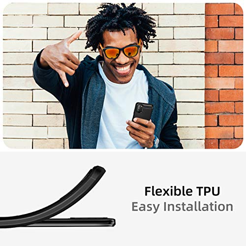 TesRank Cover Xiaomi Poco M3, [Fibra di Carbonio]