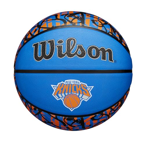 Ballon de basket Wilson NBA New York Graffiti taille 7 pour les fans de streetball