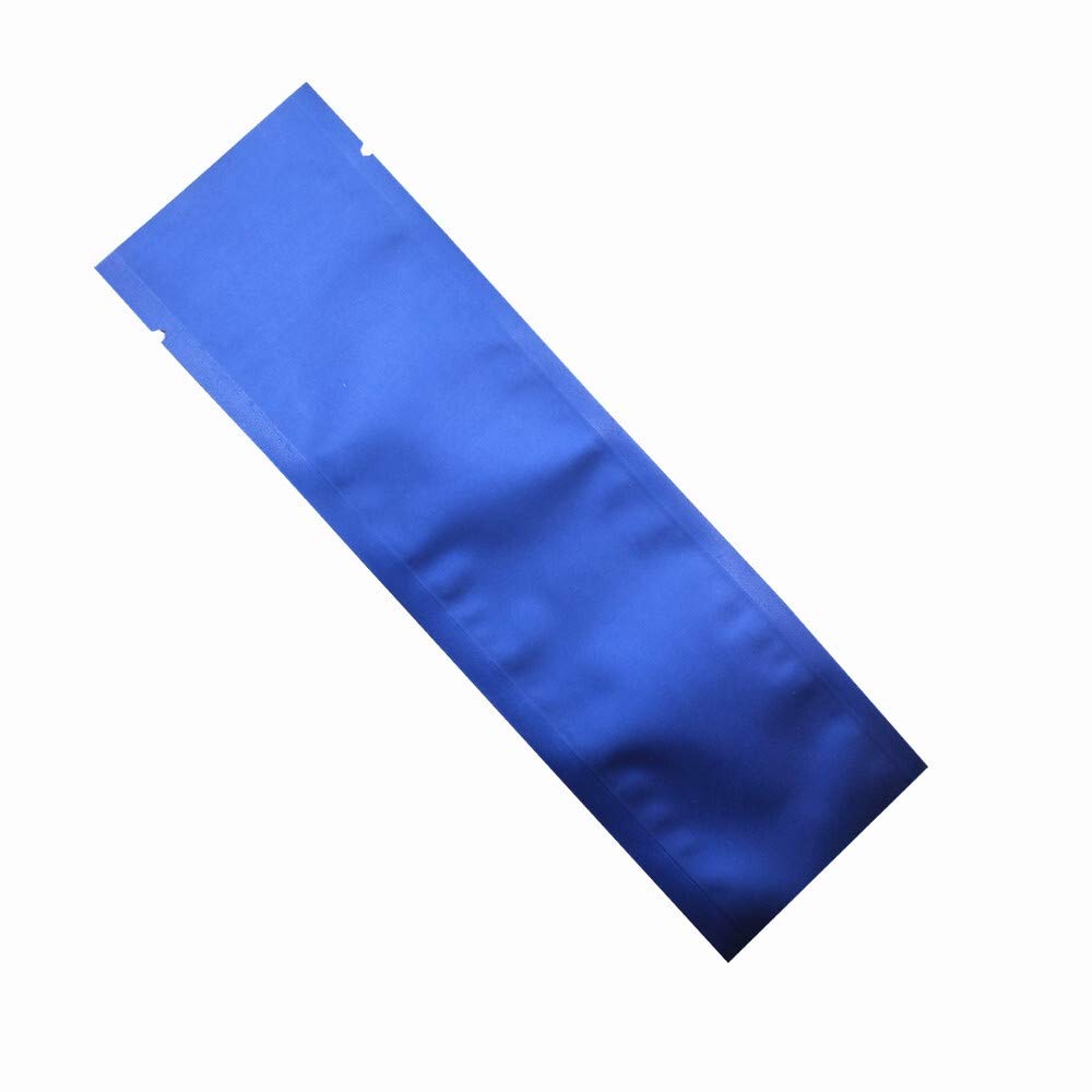 Open Top Vakuum Reines Aluminium Foil Taschen Heat Seal Mylar Folienverpackung Beutel for Küchen Kaffee Gewürzpulver Lagerung 100pcs(Pink,6x17cm)