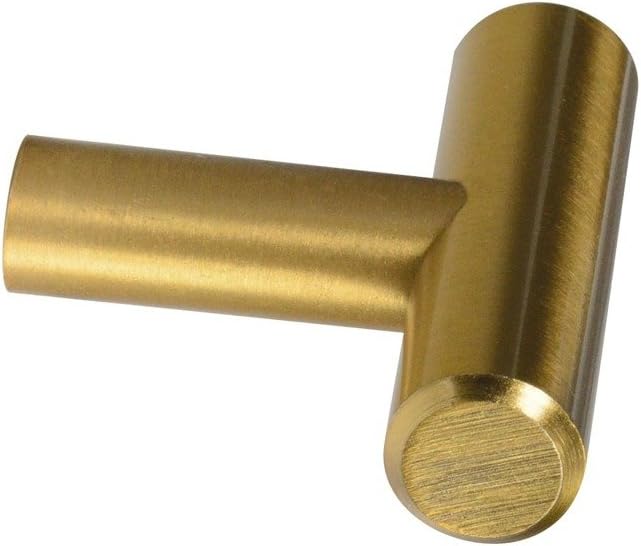 #3489-1-3/4 in. (45mm) CKP Brand T Knob, Amber Gold - 10 Pack