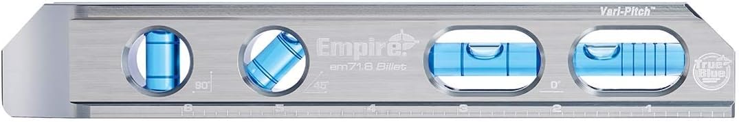 EMPIRE EM71.8 Professional True Blue Magnetic Box Level, 8"
