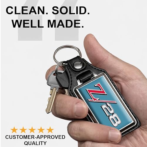 Image of Brotherhood Car Key Chain for Camaro - Classic Models Keychain for Men and Women Gift Key Ring - -