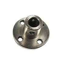 Vista 3 de BRINGSMART 2pcs Conector de acoplamiento de brida de 0.236 in con llave Acoplador modelo de eje rígido Acoplador de eje de alta dureza para piezas