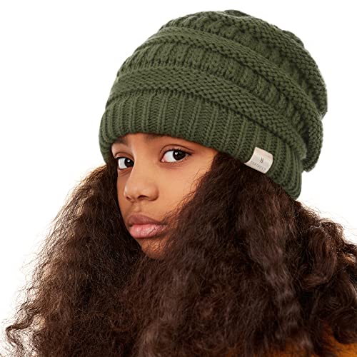 YANIBEST Toddler Winter Hat Satin Lined Baby Beanie Infant Skull Cap Knit Warm Soft Winter Hat Girls Boys2