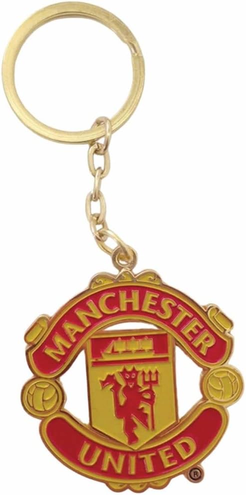 Manchester United マンチェスター・ユナイテッド フットボールクラブ FC オフィシャル商品 クレスト キーホルダー