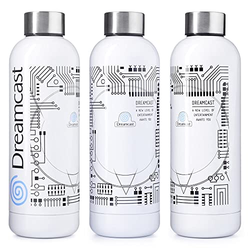 Dreamcast bouteille d'eau Numskull blanche récipient boisson forme bowling unique