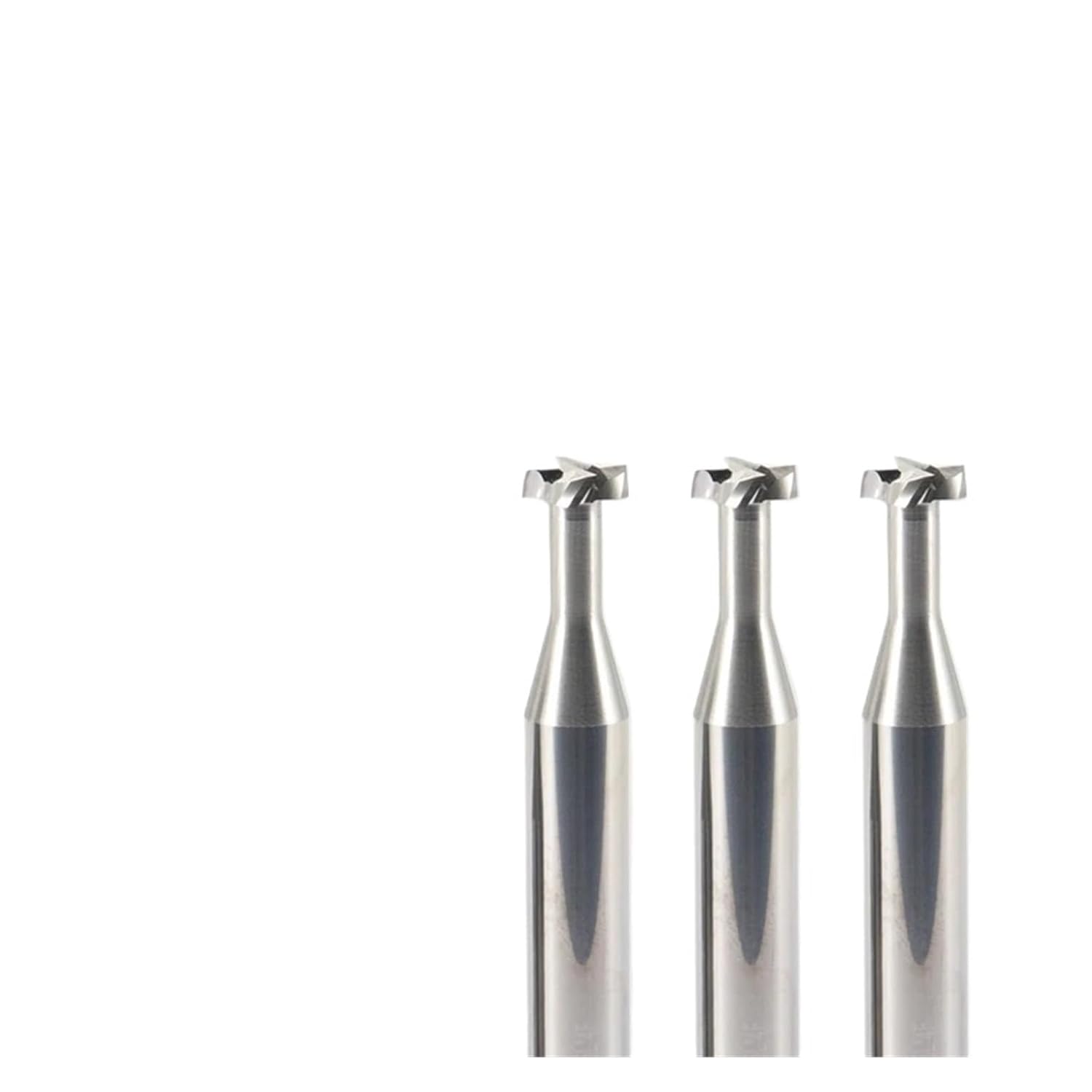 T-Slot Milling Cutters Tungsten Steel Alloy HRC60 Multiple Sizes(D4x1hxd1.5x6hxd4x50l,5)