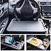 MINI-FACTORY Car Steering Wheel Food Eating Tray Notebook Laptop Table Desk for Cars - Black