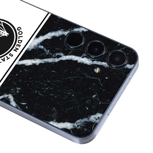 Skinit Decal Phone Skin Compatible with Galaxy A36 5G - Officially Licensed NBA Golden State Warriors Marble Design
