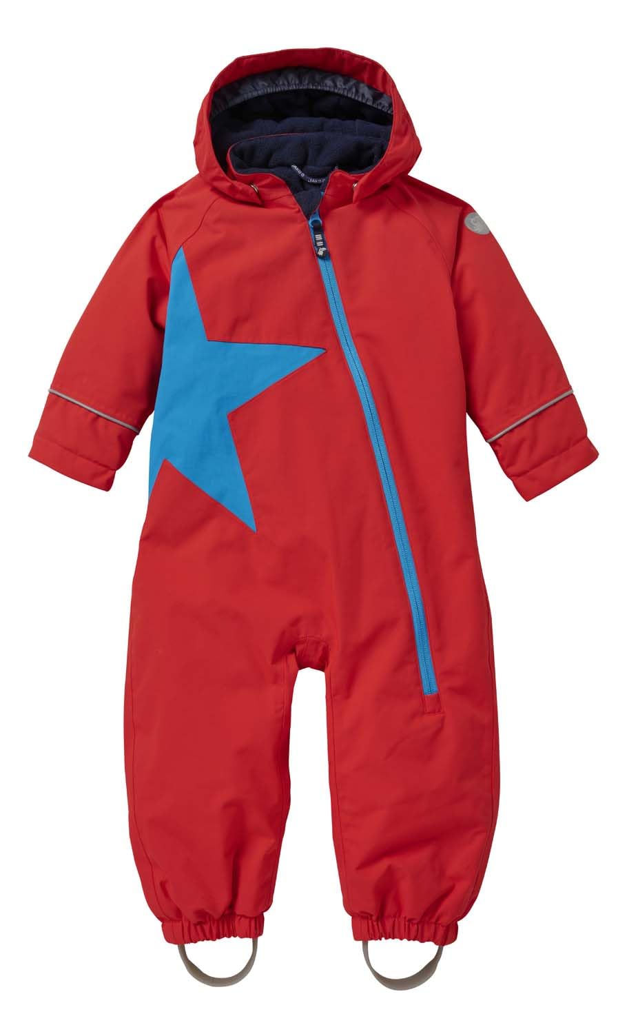 JAKO-O Schneeoverall Baby Kinder Stern, Tomatenrot