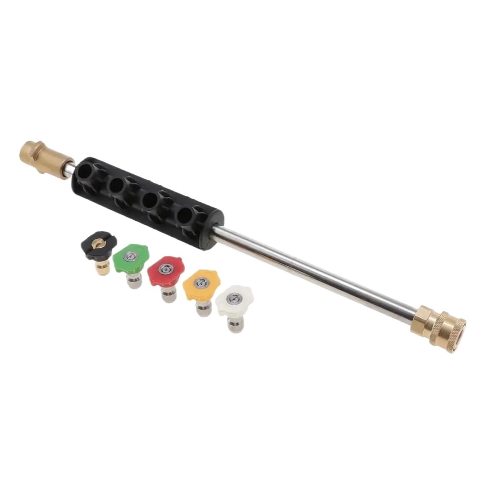 Pressure Washer Extension Wand Pressure Washer Accessories Kit Quick Connect Extension Wand with Nozzle Tips for K2 K3 K5 Driveways