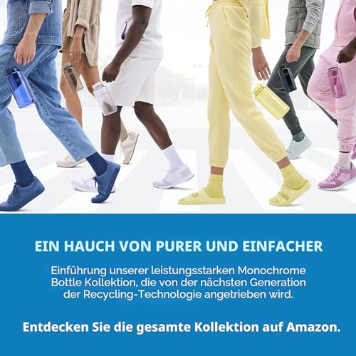 Nalgene Sustain Tritan BPA-freie Wasserflasche aus 50% Plastikmüll, 900 ml, breite Öffnung, Baumwolle