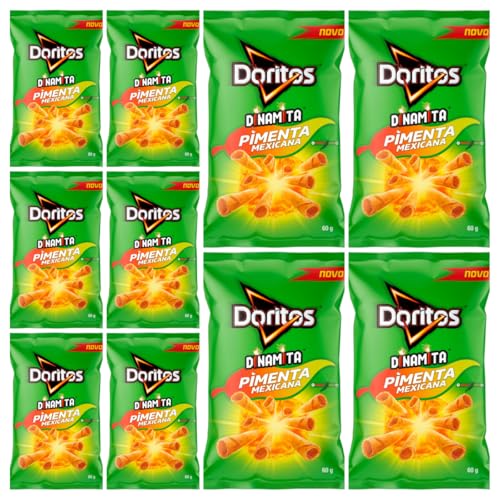 KIT 10 Salgadinho Doritos Dinamita Pimenta Mexicana 60g