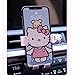 Kawaii Hello Kitty Pink Air Vent Car Mount, Hands Free Cell Phone Holder for Car, Clamp Cradle, Compatible with All iPhone Android Smartphone