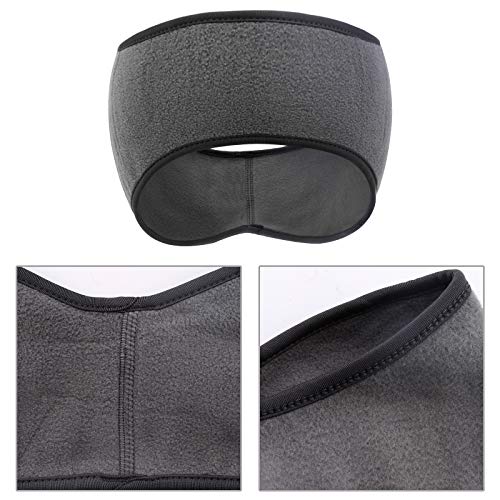 Savita 1 X Winter Sports Headband Ear Muffs For Running, Men, Women (Grey) #TOP2